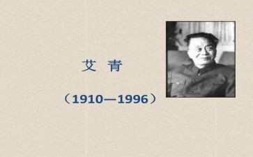 艾青诗选桥的读后感推荐6篇