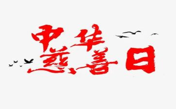 2023年中华慈善日活动总结7篇