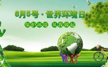 6.5环境日活动总结优质5篇