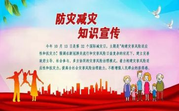 防灾减灾学校活动总结推荐6篇
