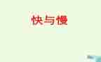 数学快与慢教案5篇