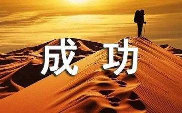 我成功了300作文参考8篇