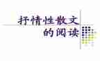 抒情类初中作文7篇