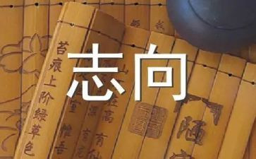 关于有志向的作文优质5篇