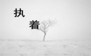 执着的作文7篇