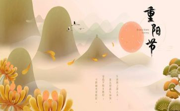 重阳节小学生敬老活动总结5篇